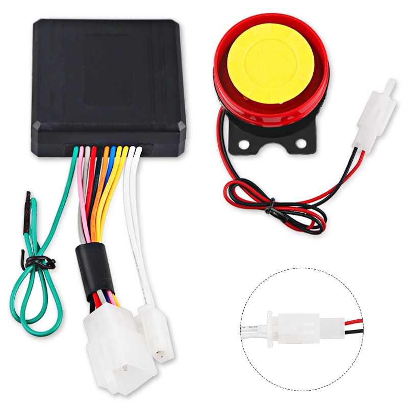 Urbanroad 1 Set 12 V Motorfiets Anti-diefstal Alarmsysteem Scooter Bike ATV Anti-diefstal Alarm Afstandsbediening Start