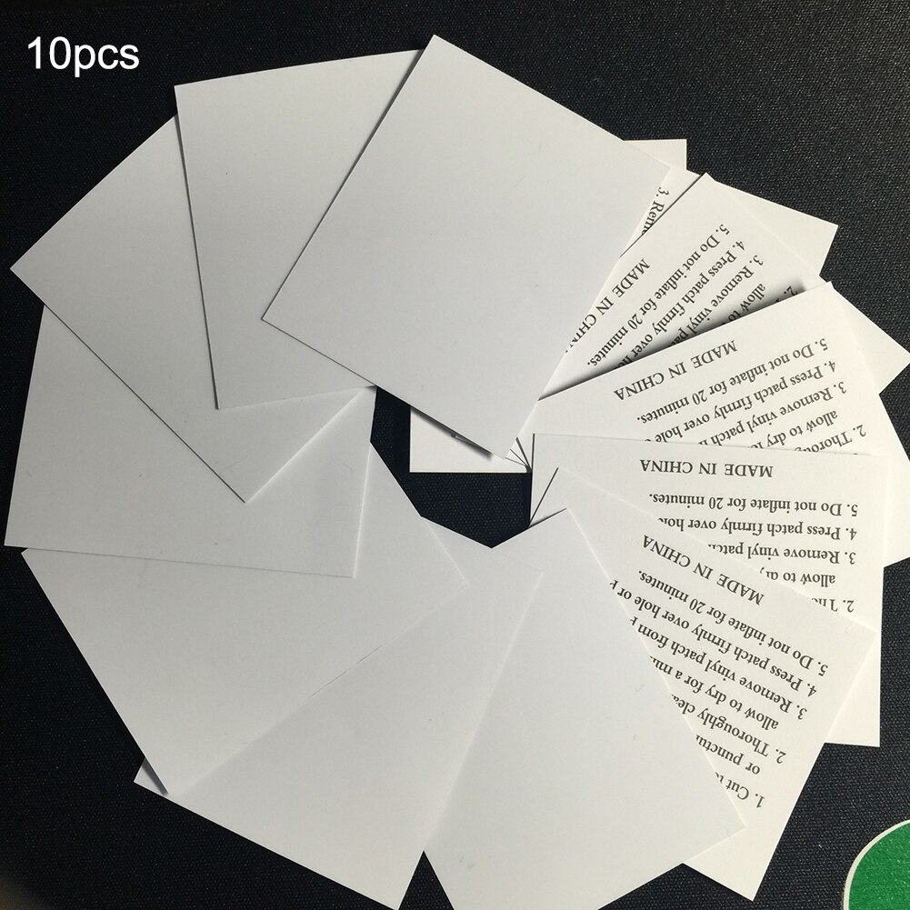 10 stuks reparatieset voor zwembadlekken, opblaasbare pvc-patches voor drijfbedden