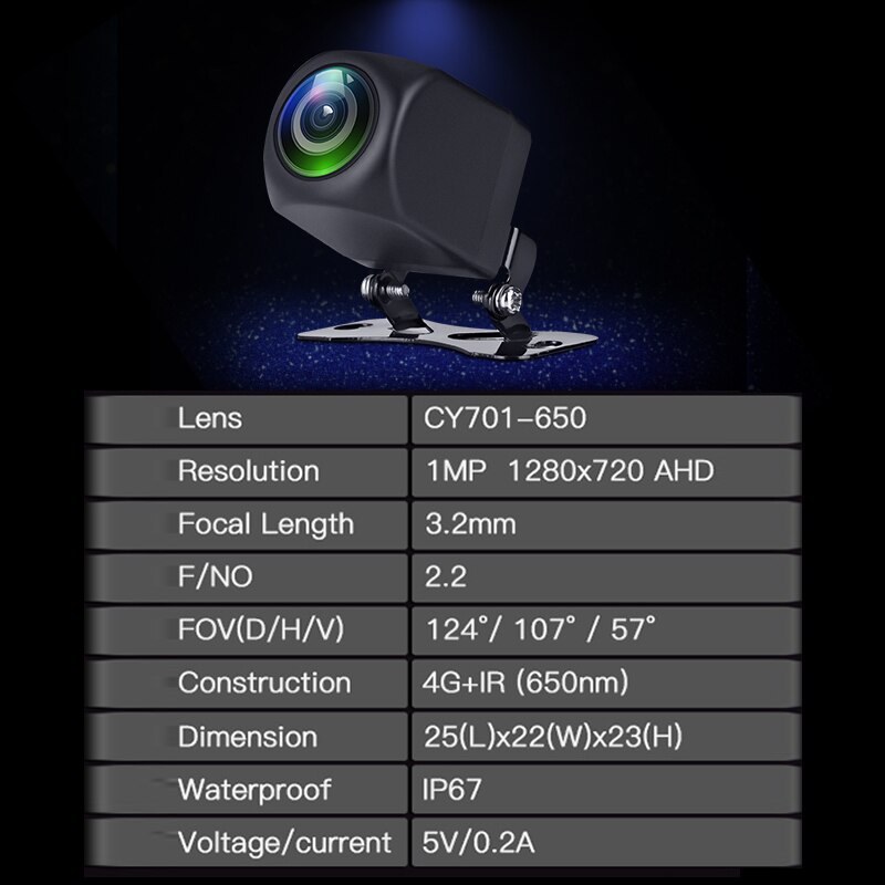 Bil dvr wifi hastighed gps dash cam dual lens video 1080p dash cam cycle optagelse night vision parkering monitor dash cam