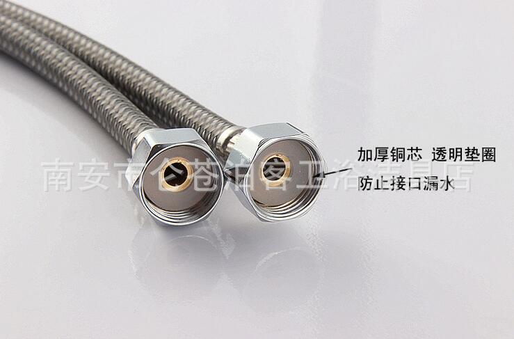30/50/80cm Stainless Steel one water inlet hoses,Bathroom/toilet inlet plumbing hose,Cold and water inlet pipe