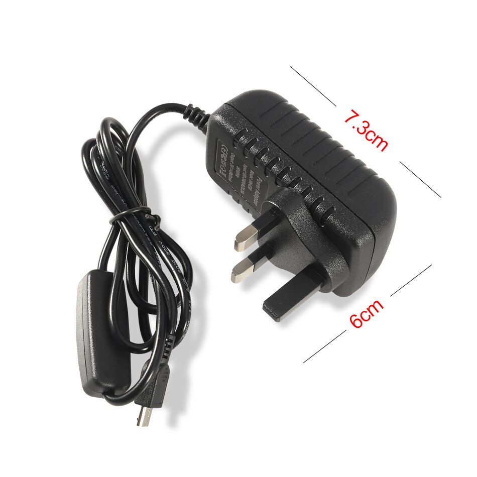 Raspberry Pi 3 Modelo B 5V 3A Power Supply EU US UK AU Power Charger Micro USB Port For Raspberry pi 2B/3B/3B+