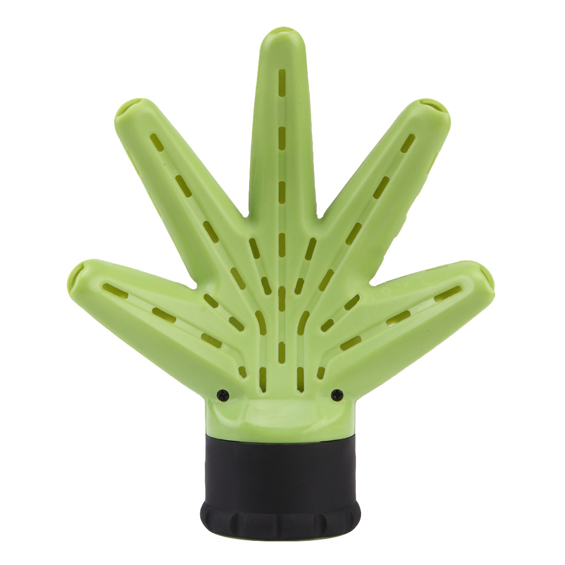 Hand Shape Plastic Hair Diffuser Hairdressing Salon Hairstyling Dryer Accessories For Curly Hair: Green