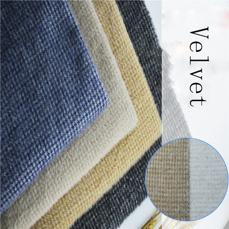 Warp knitted velvet artificial water velvet fur home clothing fabric