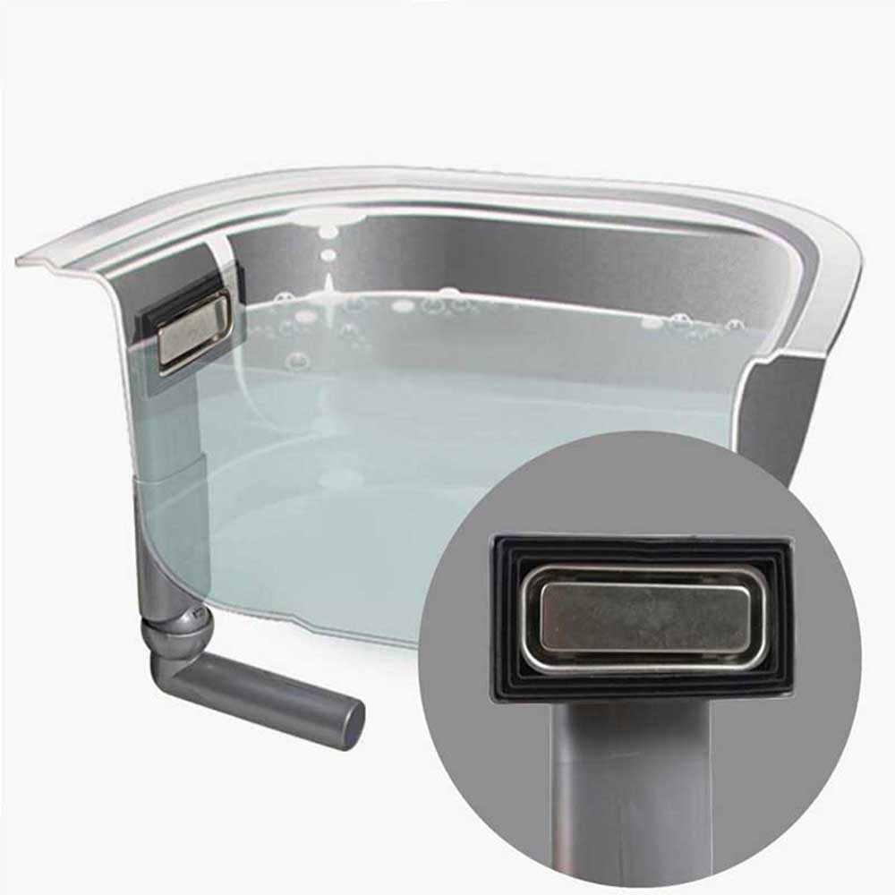 Talea no leakage sink accessories Rectangular upside overflow joint Kitchen Sink overflow head with spill hose QY028C001