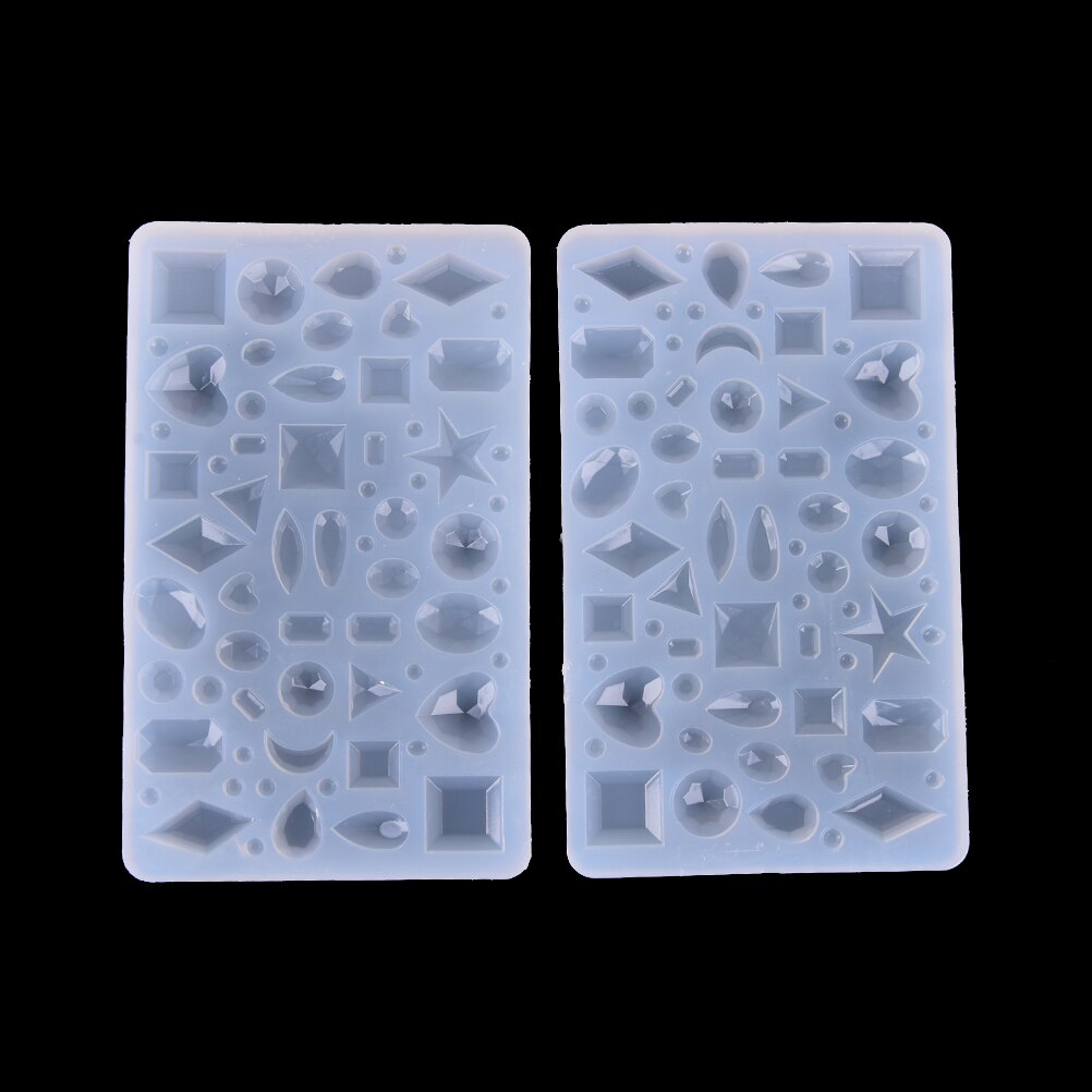 1Pc Diamond Shape Silicone Mold Craft Tool Mould Resin Pendant Jewelry Making Mold