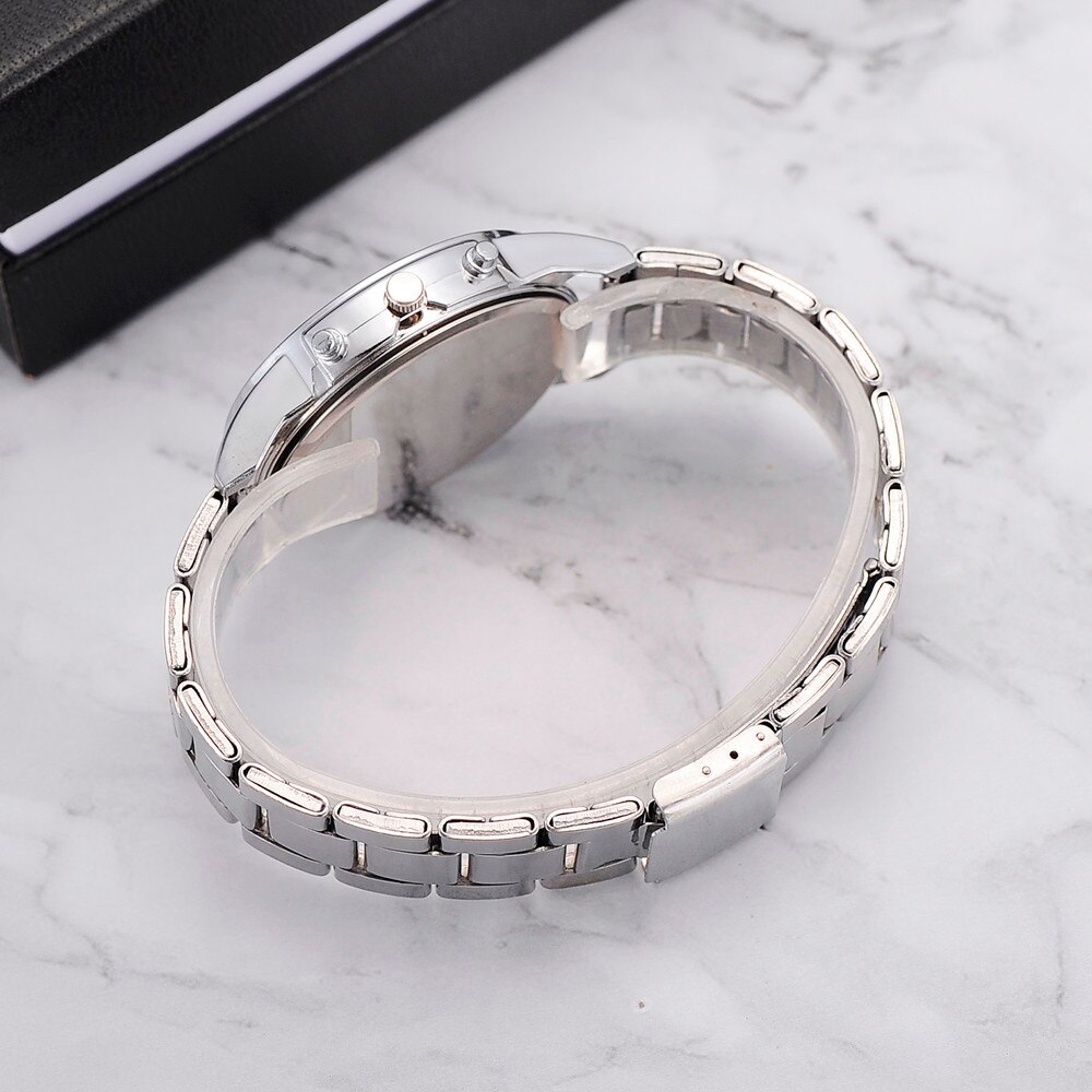 Men's Steel Belt Analog Watch Men Sport Deployment Bucket Quartz watch Men Steel strip Wrist Watch relogio masculino