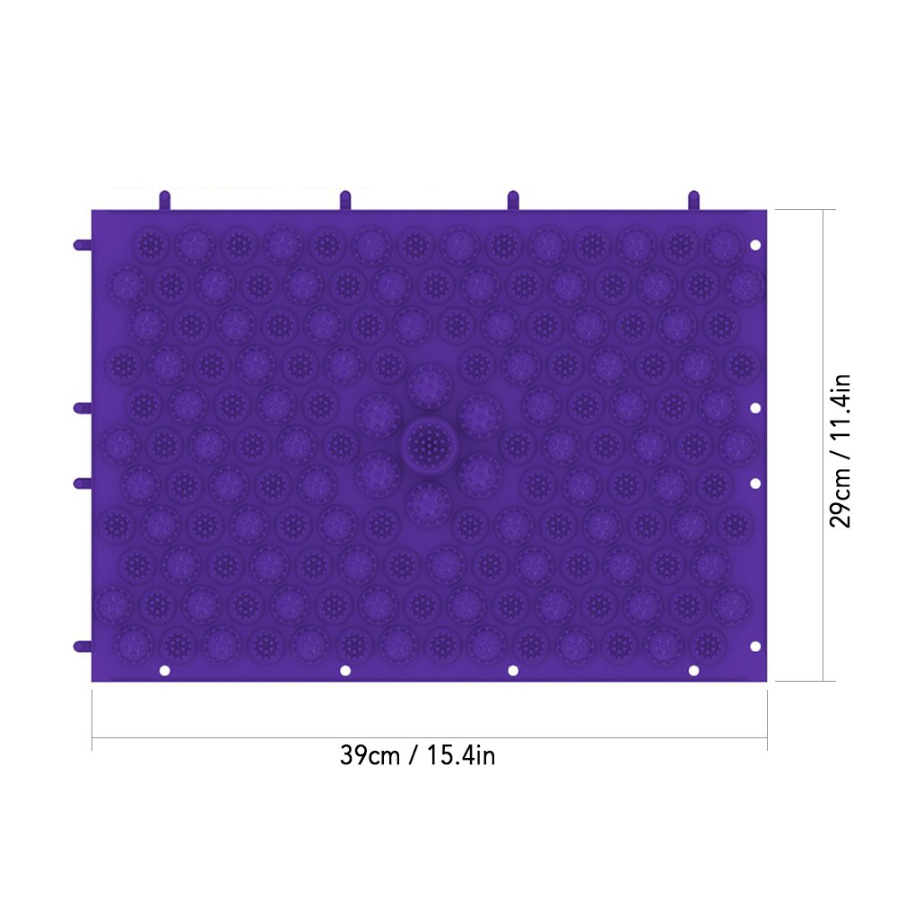 2PCS Acupressure Mats Exercise Mats Foot Massage Cushion Acupuncture Circulation Foot Massage Pad Outdoor Fitness Equipment