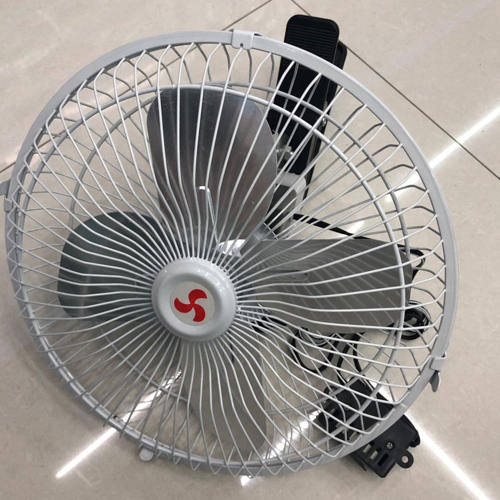 Truck Van Car Fan 10 Inch 12v High Power All Metal Adjustable Speed Fan Electric Auto Cooling Fan Rotatable