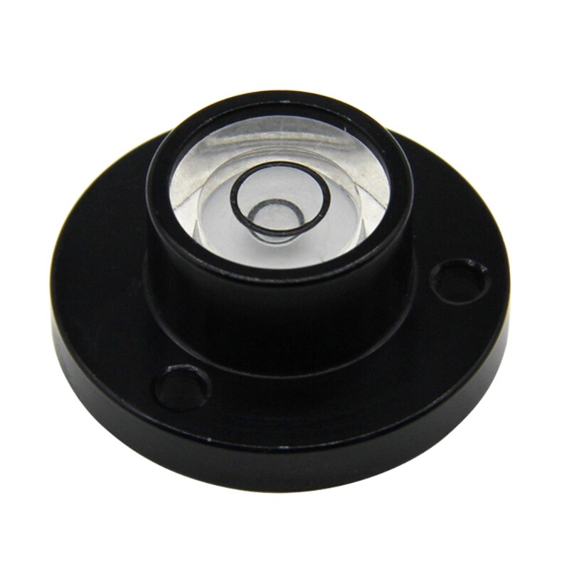 Metal Circular Angle Spirit Bubble Spirit Level 28mm Diameter Surface Level Bulls Eye Bullseye Round Green/White Liquid