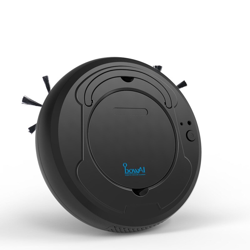 Aspirateur Robot de balayage pour le nettoyage du sol en ABS, tout-en-un pour la maison, serpillière autonettoyante, directe: Black