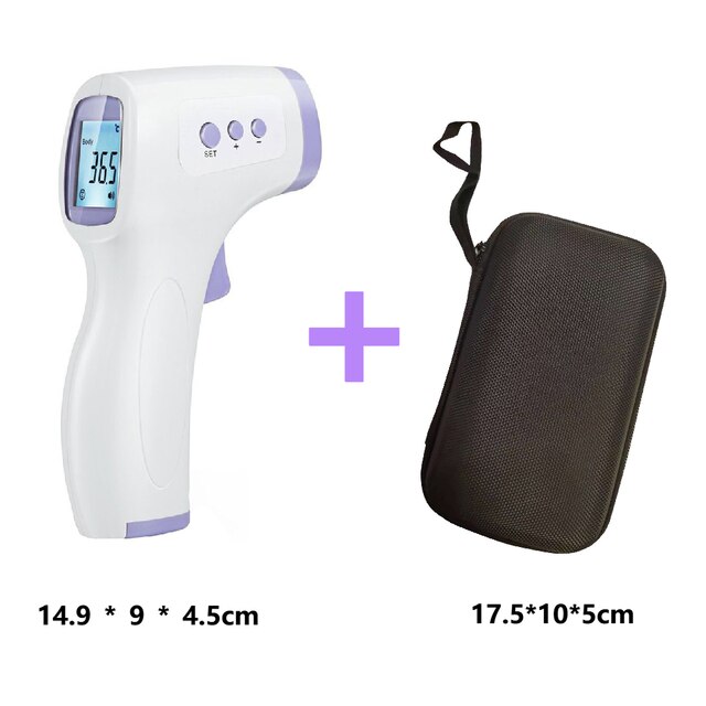 Multifunction thermometer three-color backlit display forehead thermometer digital display infrared alarm human body thermometer: 03