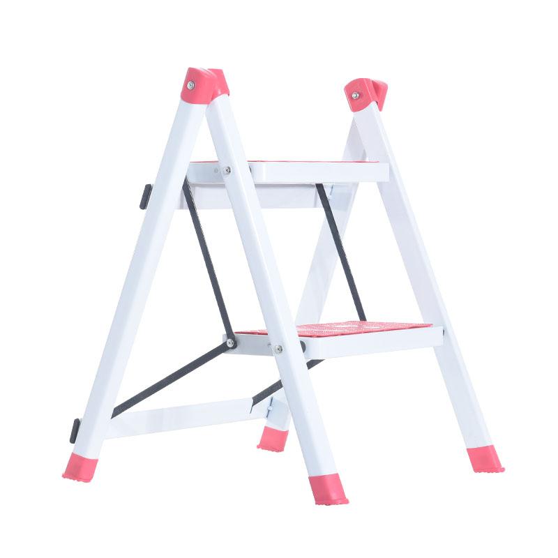 Home Kitchen Folding Ladder Two Step Ladder Herringbone Ladder Stepping Up Pet Ladder Step Stool Folding Step Stool Step Ladder: Color 1