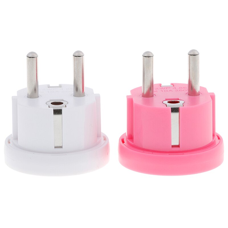 1 pcs US AU Om EU Plug USA AUS Naar Euro Europa Travel Muur AC Power Plug Wall Charger Outlet adapter Converter 2 Ronde Pin Socket