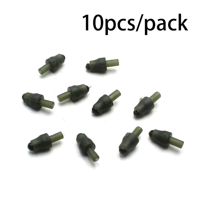 10 Stuks Karpervissen Accessoires Methode Feeder Inline Quick Change Bead Karper Hair Rig Stop Kraal Voor Karper Visgerei apparatuur: Default Title