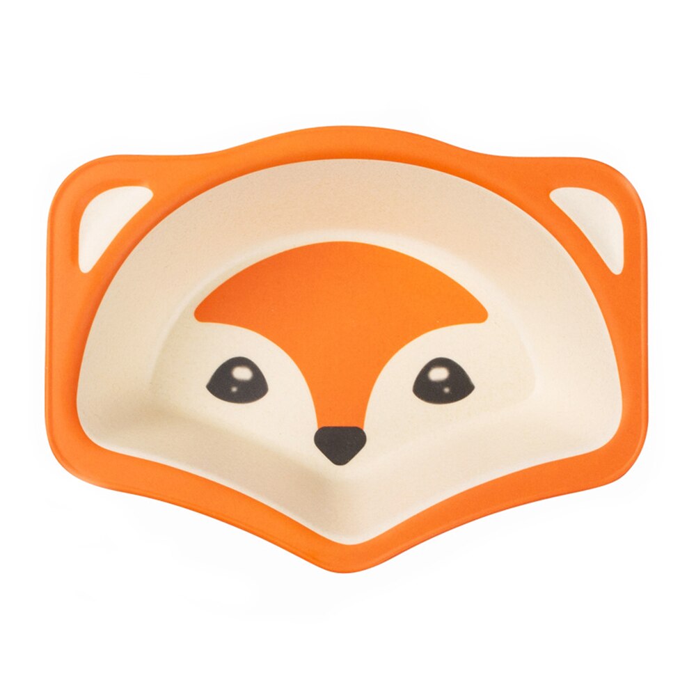 Bol Ramen en en Fiber de bambou, Kawaii, à nouilles, pour enfants, bébés, vaisselle de table: Fox