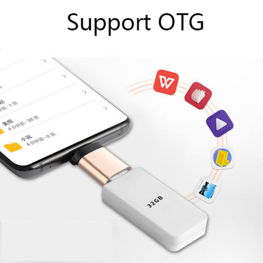 OTG USB C Adapter Type C to USB 3.0 Adapter Type-C Adapter OTG Cable For Macbook pro Air Samsung Huawei Xiaomi Oneplus 7 USB OTG