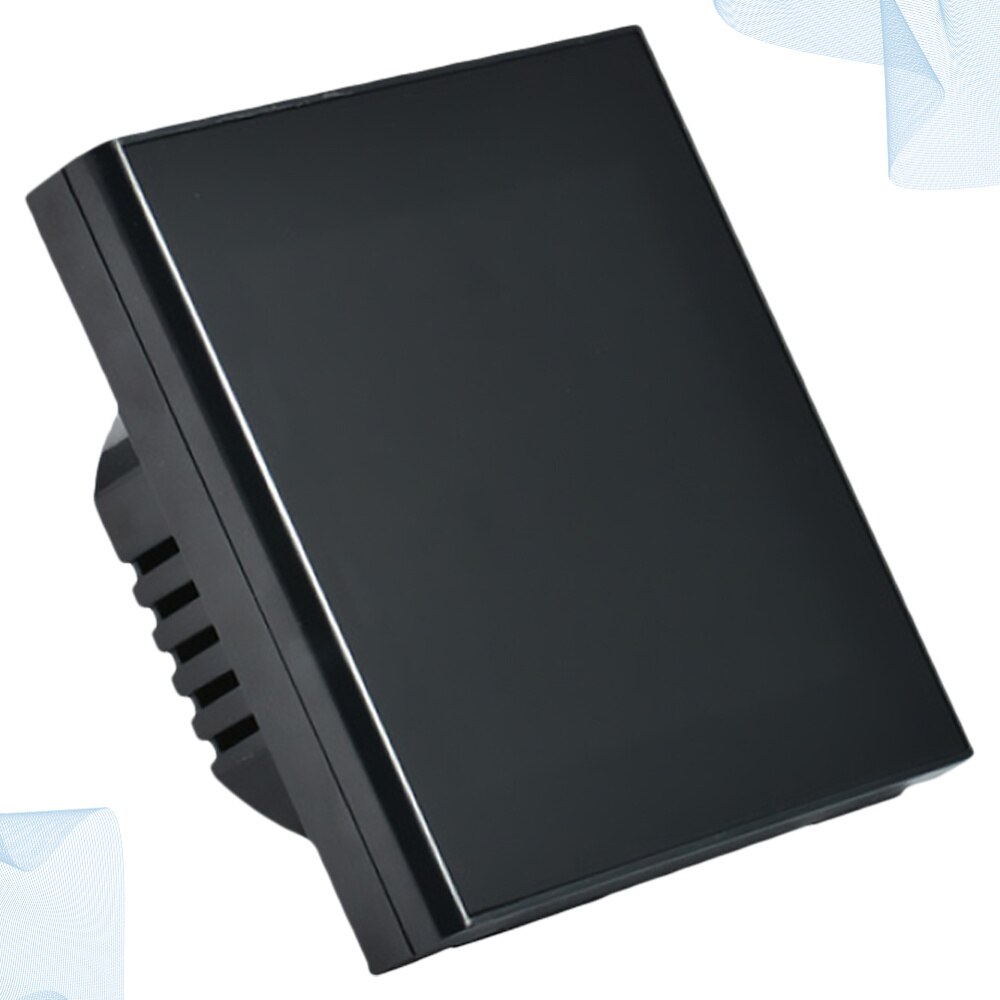 Intelligent Remote Floor Heating Thermostat High Power Temperature Controller for Water Heating (Black)