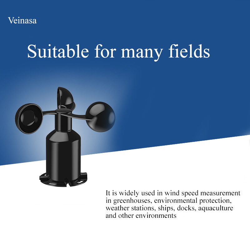 XS-WSS01 3 Cup ABS Wind Speed Sensor RS485 Crane Anemometer Sensor For Arduino Weather Station