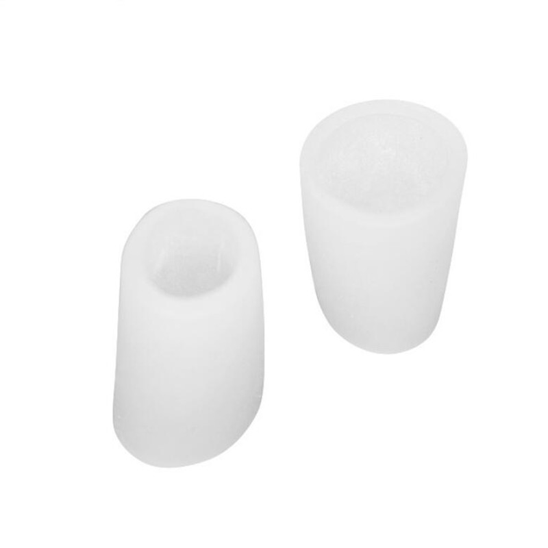 10 stks/5 pairs Siliconen gel kleine teen buis likdoorns blaren Corrector pinkie protector gel bunion mouw teen Bone Brace Ondersteuning
