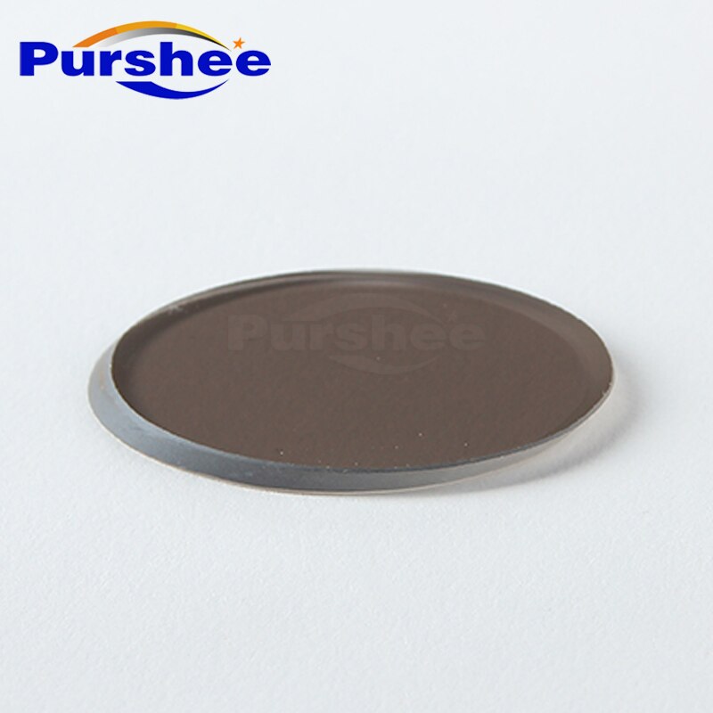 Quartz elliptic plate with semi permeable membrane/35.3x25x2mm