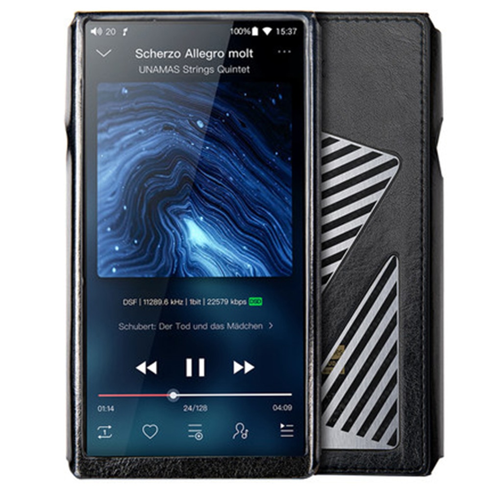 Leather Protective Case Skin Cover for FiiO SK-M11 Pro Music Player Accessories Protable Shockproof Housing Shell Case