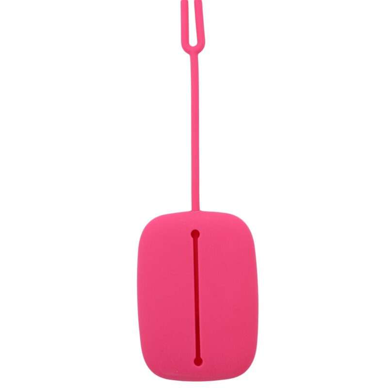 Sacchetto Chiave del silicone Più Nuovo Stile Popolare di Vendita Calda Anello Chiave Del Raccoglitore Del Supporto Gancio Caso 2020 Creativo ottavino affrescare Bianco Portachiavi cuscino: rosa rosso