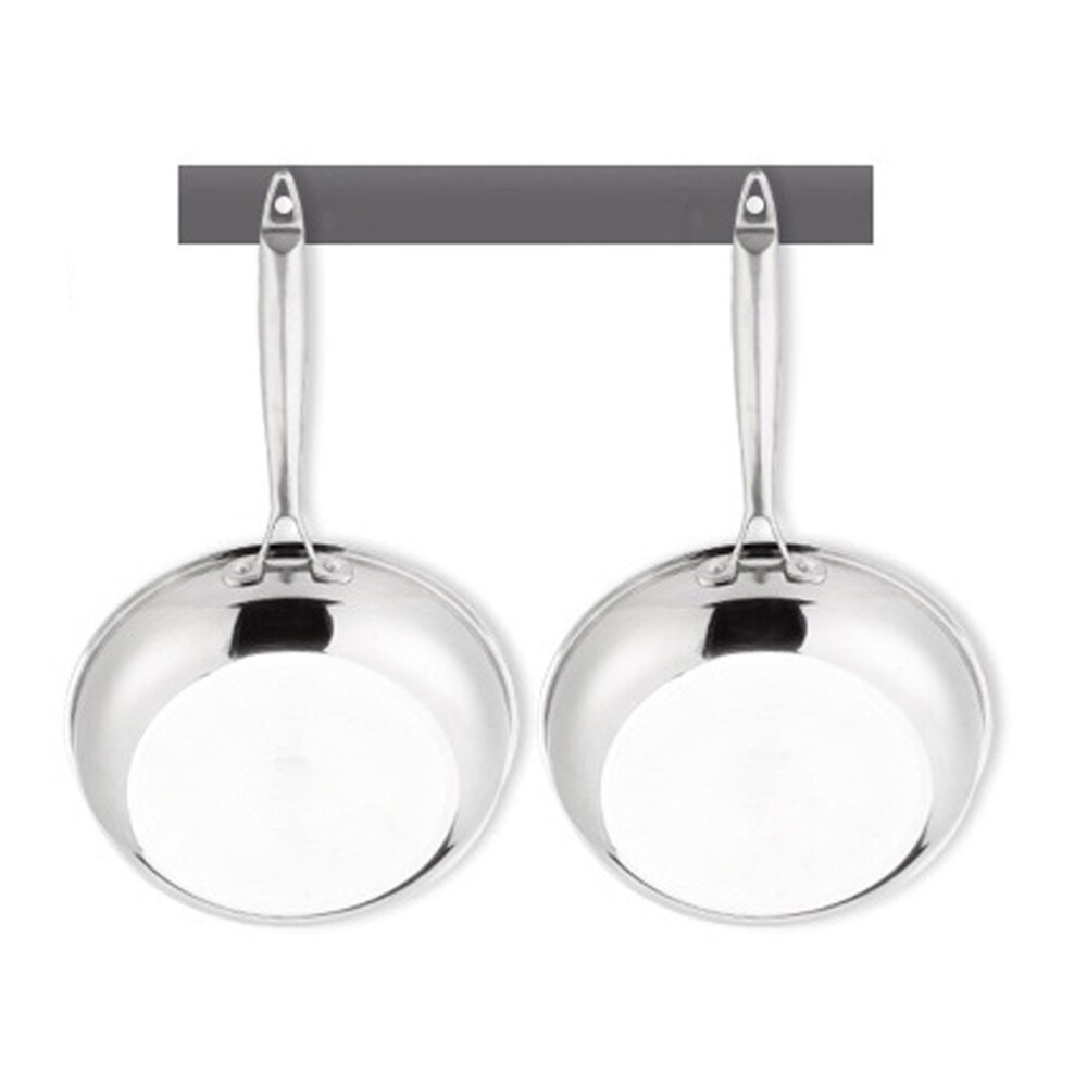 28CM Stainless Steel Frying Pan Uncoated Non-Stick Skillet Pan Cookware Kitchen Accessories Cooking Tools Utensil Without Lid