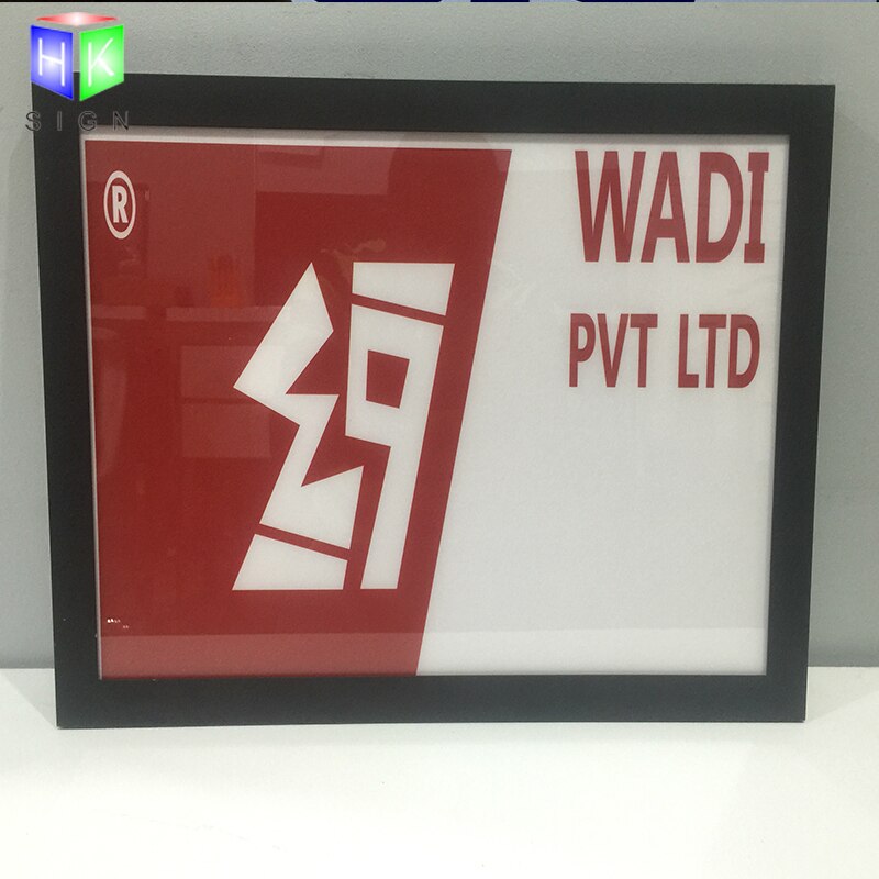 A3 Black led advertising light box Sign for Wall Mounted poster frames