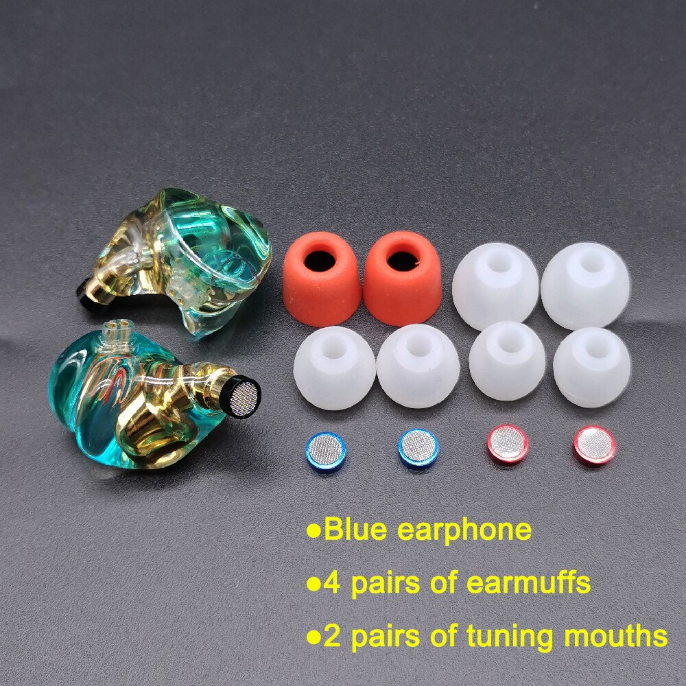 avec Tuning bouche HIFI écouteurs IEM 0.78 résine écouteurs dynamique casque DJ scène Sports monocristallin cuivre mise à niveau câble