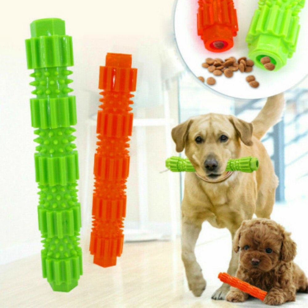 dauerhaft Hund Zahnbürste Molaren Kauen Spielzeug Weiche Gummi Zahn Reinigung Punkt Massage Kleine Hund Zahnbürste Stock
