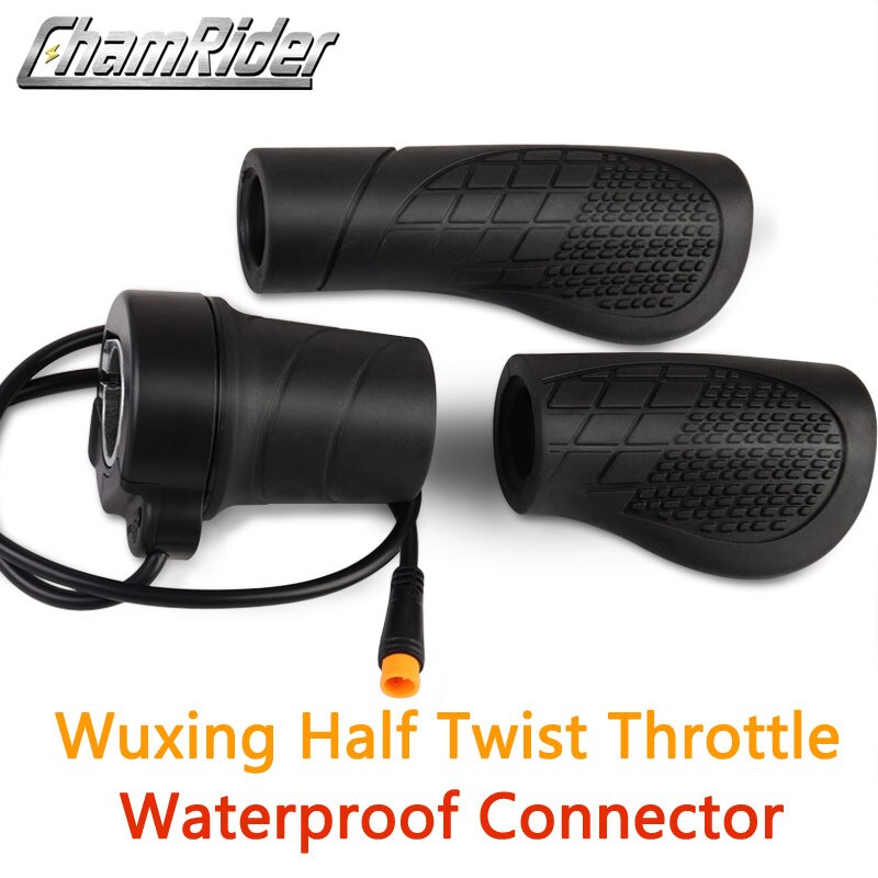 Half Twist Throttle for 24V / 36V 48V / 60V / 72V E-bike Wuxing Brand 192X with Waterproof connecotr