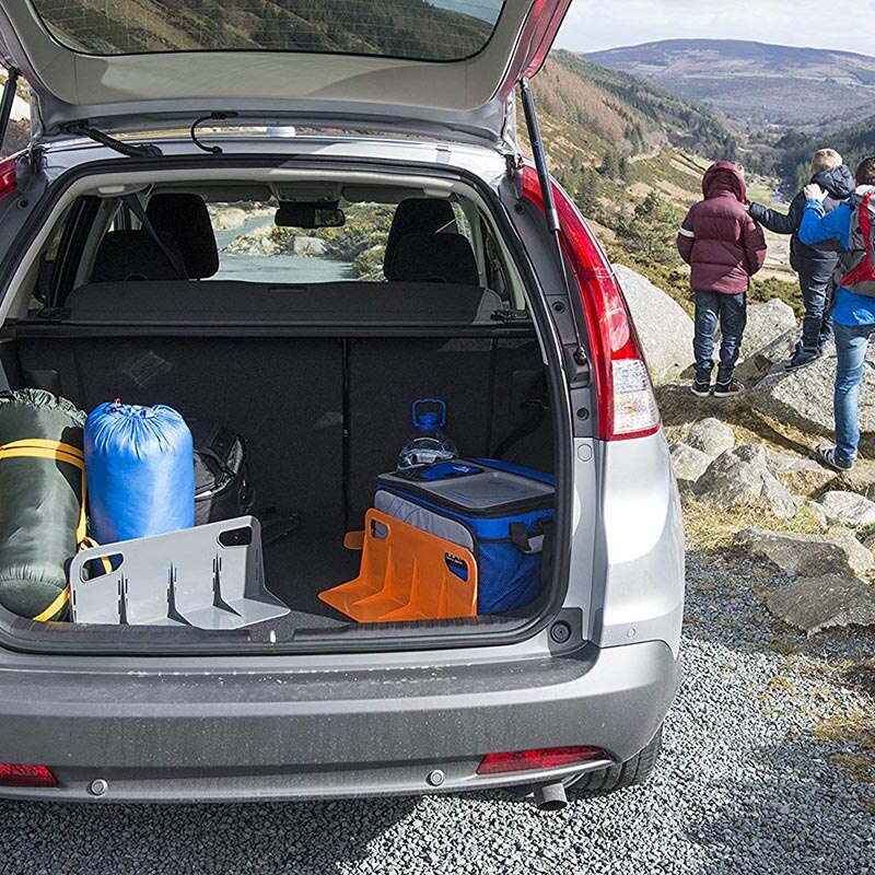 4pcs Car Rear Box Sundries Fixed Frame Trunk Organizer Fixed Rack Luggage Box Stand Shake-proof Fence Holder For Car Truck