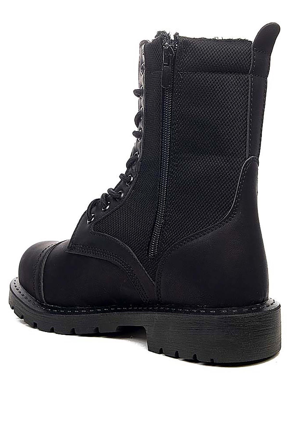 Männer der Winter PU Leder Radfahrer Stiefel matt Schwarz Gummi Sohle Metall Dekor Schuhe herren Stiefeletten Männlichen Schuhe botas hombre