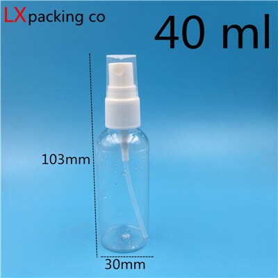 50 stuks 10 60 100 120 150 ml doorzichtige hervulbare plastic spray parfumflesjes lege cosmetische container