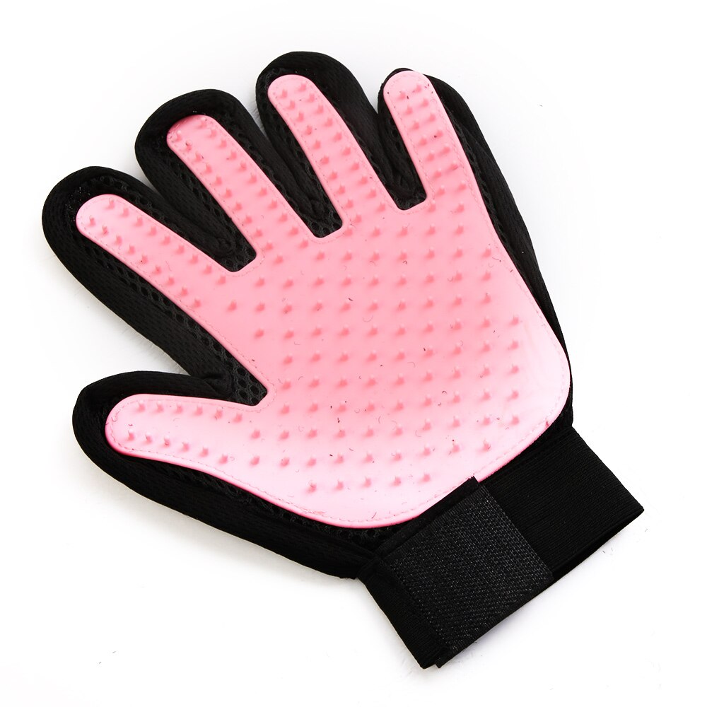 Gant de toilettage doux et efficace pour animaux de compagnie, accessoire de nettoyage pour chiens et chats, , en Silicone