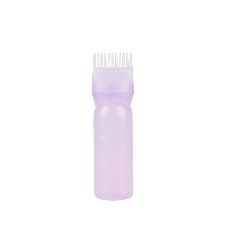 1 Pza botella de tinte de pelo cepillo aplicador dispensar coloración del cabello en salón teñido para niñas herramientas de peinado 3 colores dfdf: purple