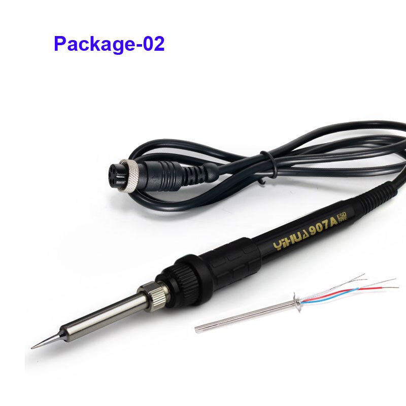 YIHUA-soldador antiestático 907A para Estación de soldadura 220, 936 V, 50W, mango de soldador de repuesto: Package-02