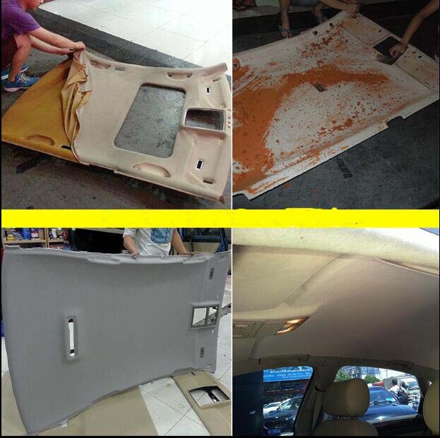 headliner fabric auto pro car ceiling roof lining upholstery Soft material for all car interior roofs 100cmx150