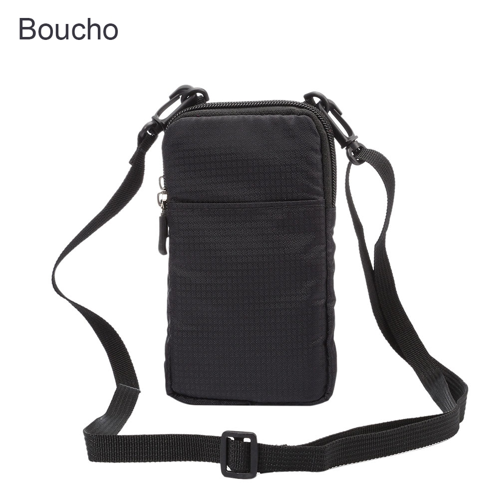 Boucho Sport Universal Wallet Tas Voor Iphone 12 Pro Max 11 Klimmen Draagbare Case Voor Iphone Xs Max Telefoon Schouder tas Holster