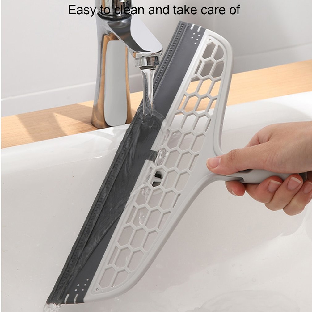 Magic Broom Silicone Household Bathroom Wiper Toilet Floor Scraping Floor Sweeping Tool Toilet Silicone Magic Broom