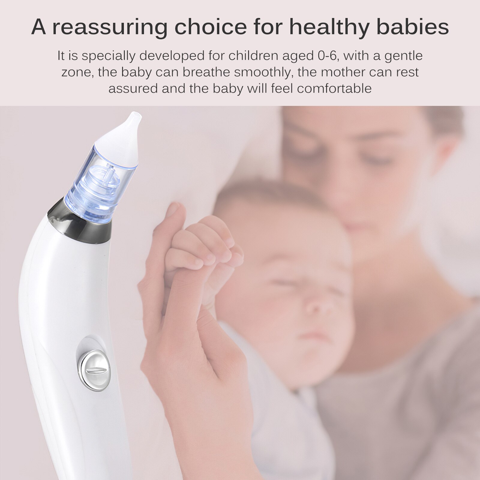 Veilig Hygiënische Neus Snot Schoner Elektrische Baby Neuszuiger Elektrische Neus Cleaner Sniffling Apparatuur Voor Pasgeborenen Jongen Meisjes