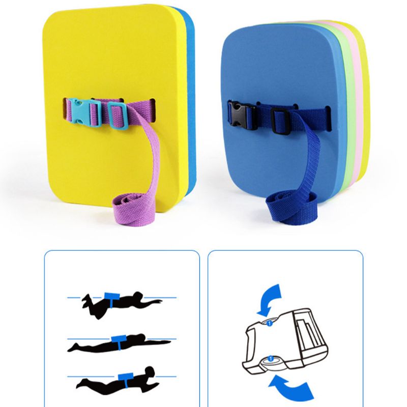 Terug Float Veiligheid Bubble Riem Met Verstelbare Lagen Veilige Clip Gesp Waterdicht Float Voor Kinderen Zwemmen Aids Riem
