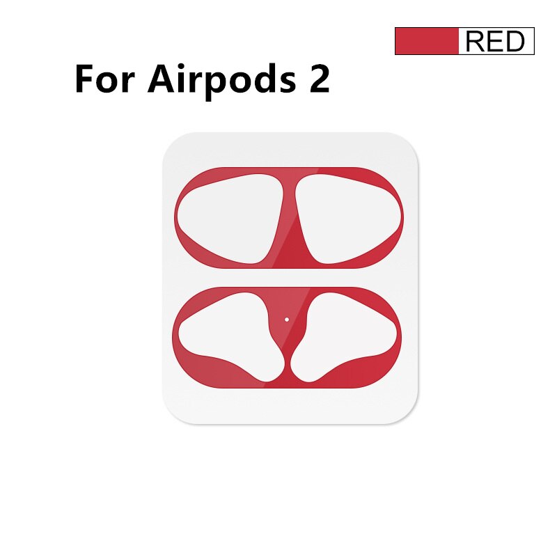 Dust Guard Voor Apple Airpods 1 2 Bluetooth Oortelefoon Metalen Voor Airpods1 Air Pods 2 Draadloze Hoofdtelefoon Opladen Box Stofdicht case