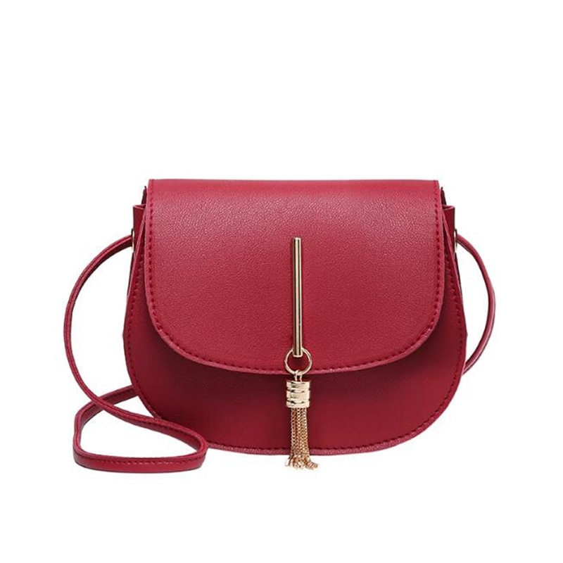 Dames schoudertas pu leer dames messenger bag dames pure kleur kleine klep vierkante tas clutch tassen handtassen