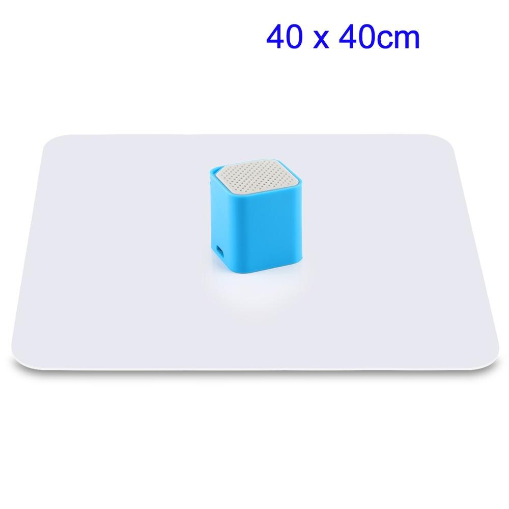 PULUZ 40x40cm Reflective Black and White Acrylic Display Boards/Background for Tabletop Product Photography Shooting