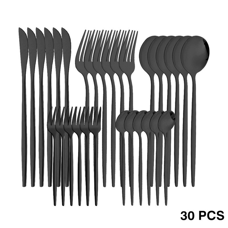 Utensil Set Silicone Spatula Set Non-Stick Cookware Cover Rubber Spatula Heat Resistant Tasks Seamless Kitchen Tools Home: 24pcs--black