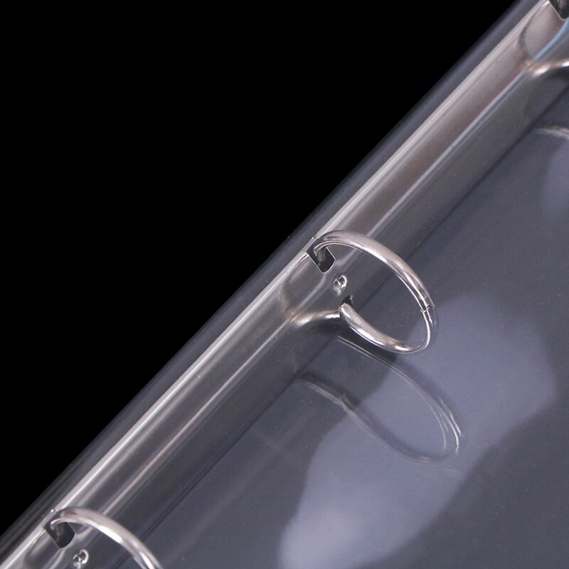 Transparent Color Plastic Clip File Folder A4 Notebook Loose