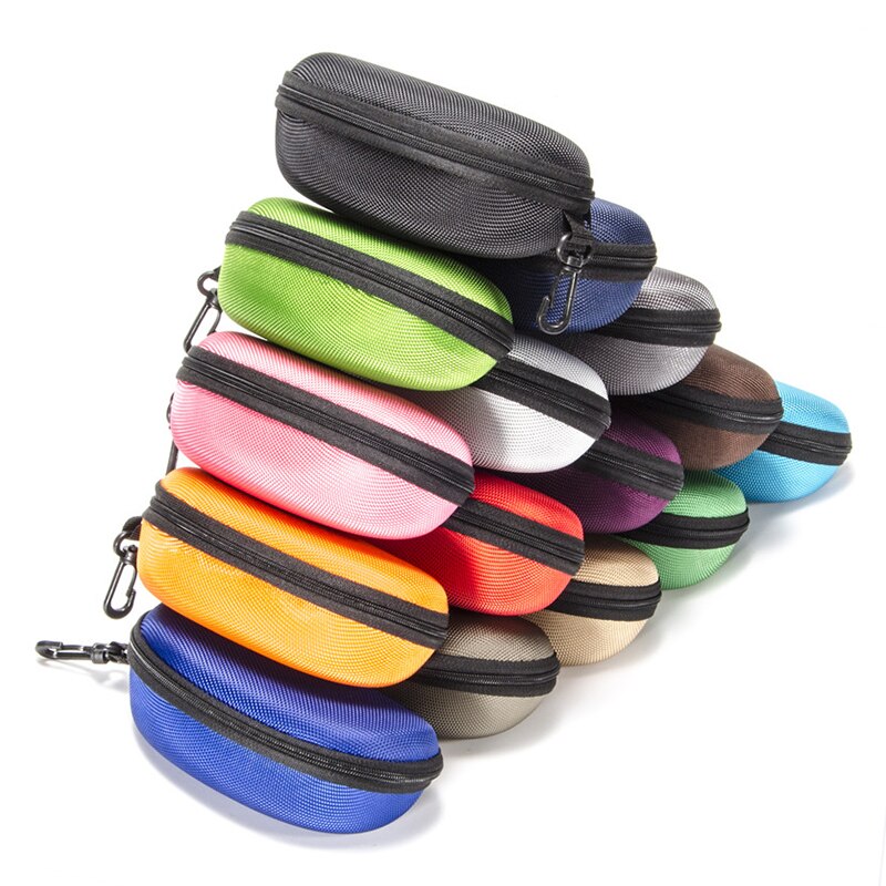 11 Kleuren Zonnebril Leesbril Draagtas Hard Zipper Box Travel Pack Pouch Blauw Licht Blokkeren Bril Case