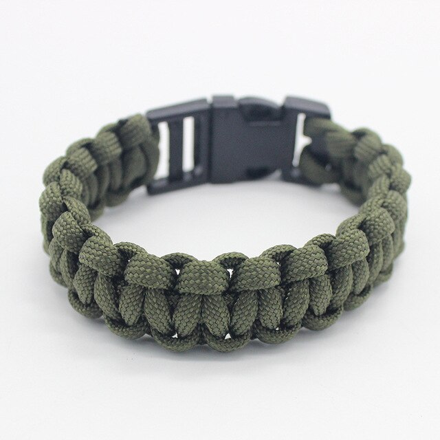 7 Cord 550 Paracord Survival Emergency Armband Verstelbare Handgemaakte Weven Armband Voor Camping Wandelen Surivival Accessoires: 02