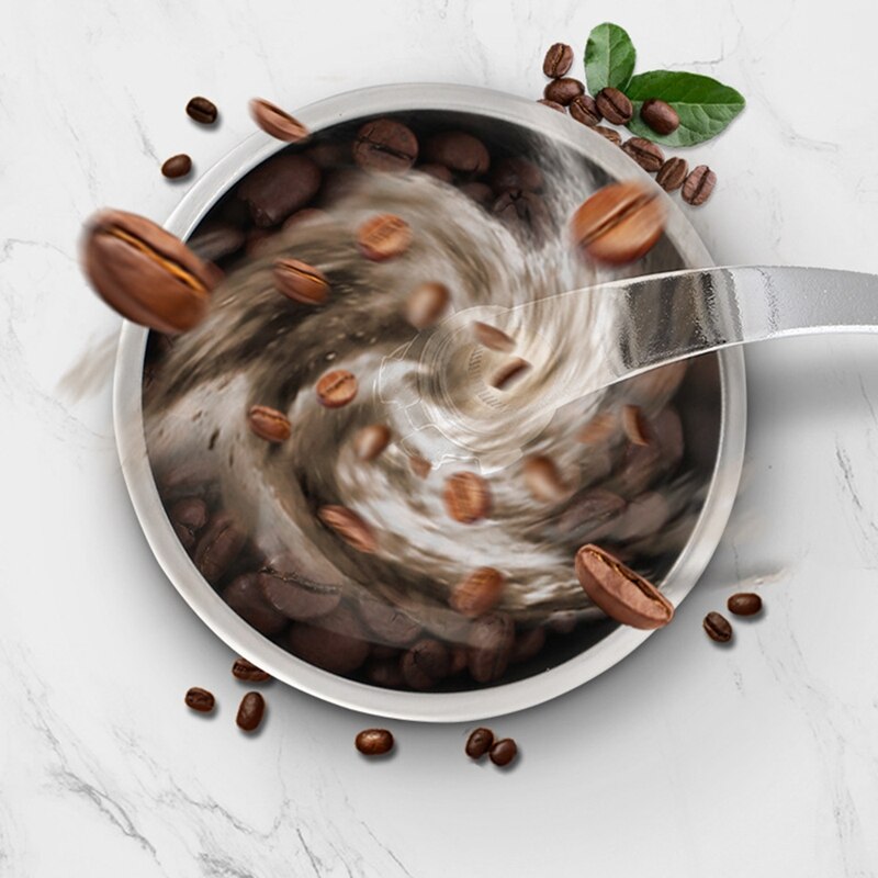 Manuell kaffekvarn rostfritt stål retro kaffe krydda mini burr kvarn hjulmaskin